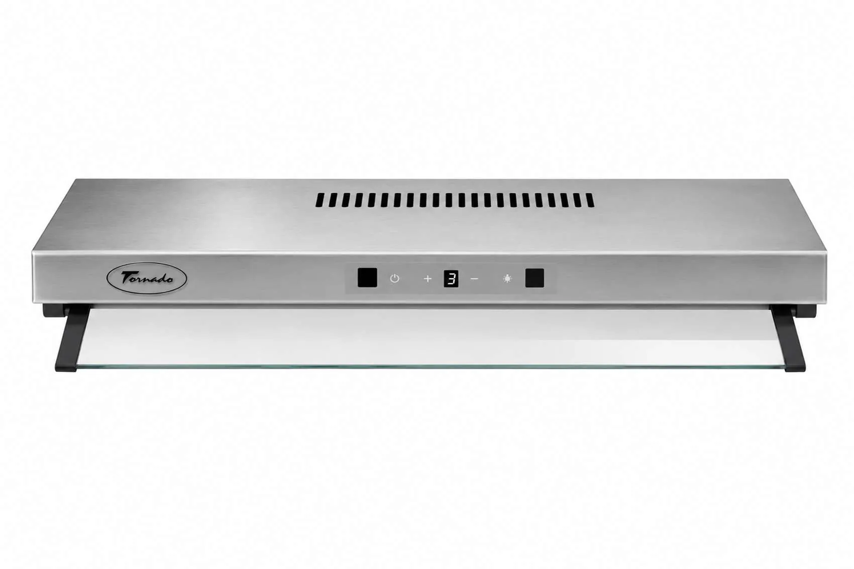 Hota traditionala, 1 motor, latime 60 cm, 3 trepte, 500 m3/h, control prin gesturi, Inox, TORNADO BIZA [2]