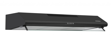 Hote traditionale - Hote traditionala, 2 motoare, max 400 m3/h, lumina LED, latime 90 cm, 3 trepte, filtre aluminiu, Negru, HEINNER