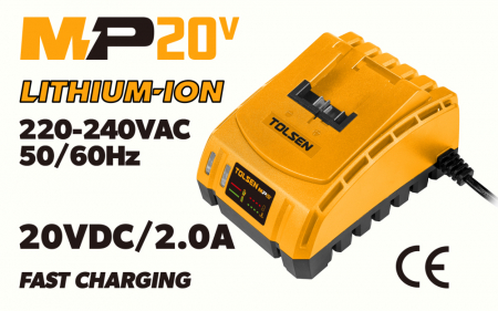 Incarcator rapid, 20VDC/2.0A, MP20V, Tolsen 87485