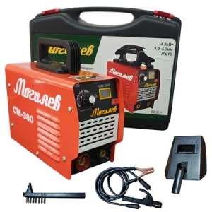 Aparat sudura, Invertor MOGILEV CM 300 + Cutie transport, afisaj electronic, complet accesorizat [0]