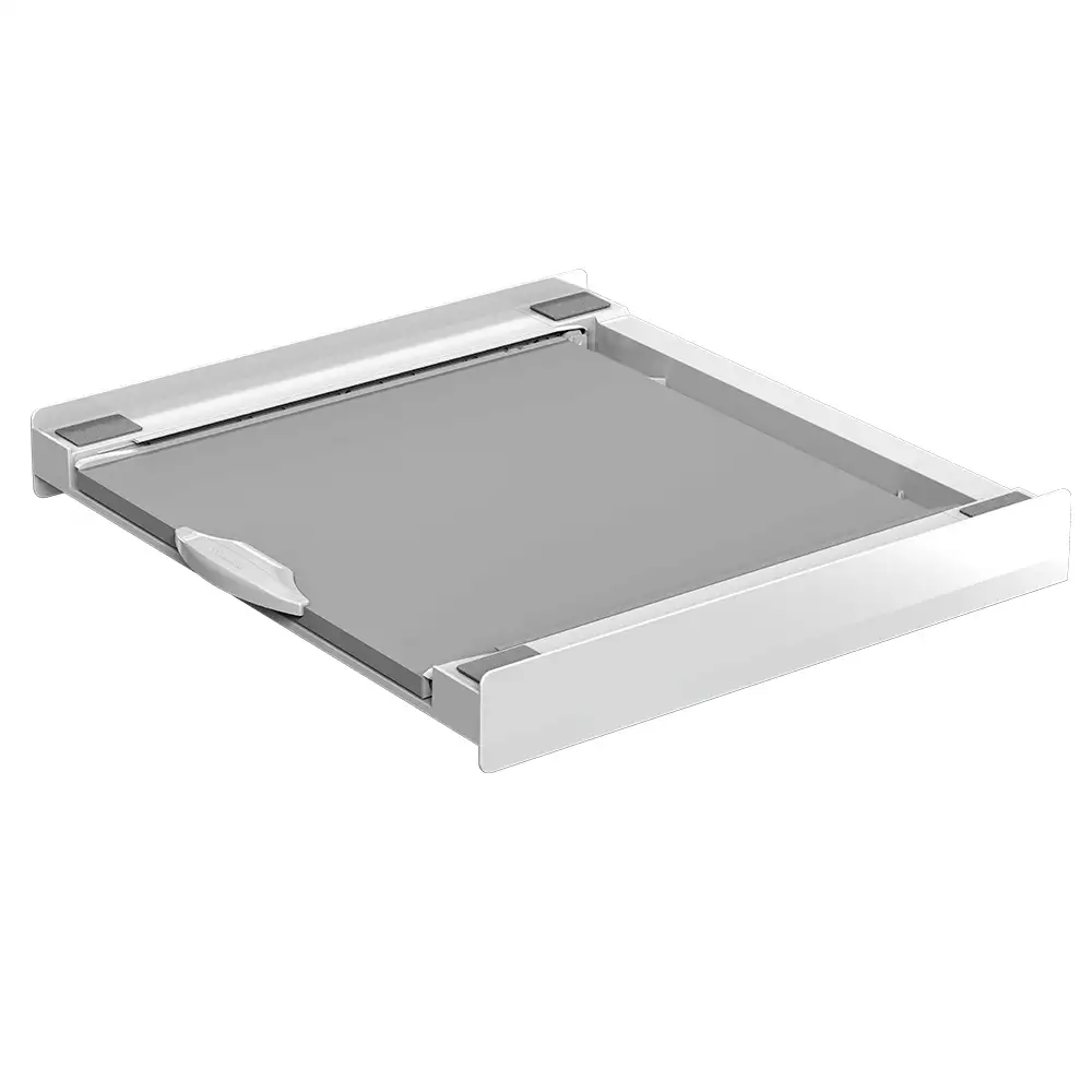 Accesorii masini de spalat & uscatoare - Kit suprapunere universal pentru masini de spalat, uscatoare, chinga fixare, suport haine retractabil, MELICONI