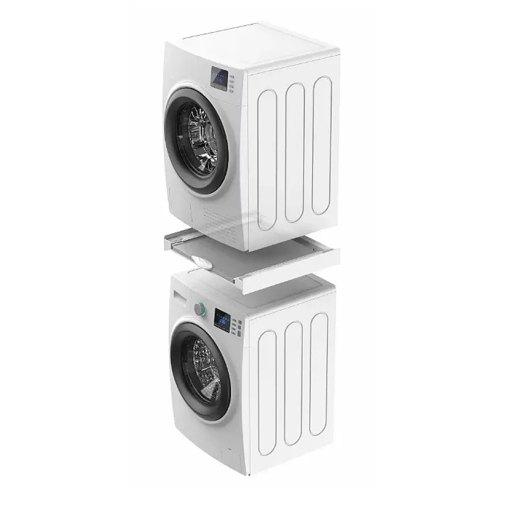 Kit suprapunere universal pentru masini de spalat, uscatoare, chinga fixare, suport haine retractabil, MELICONI [6]