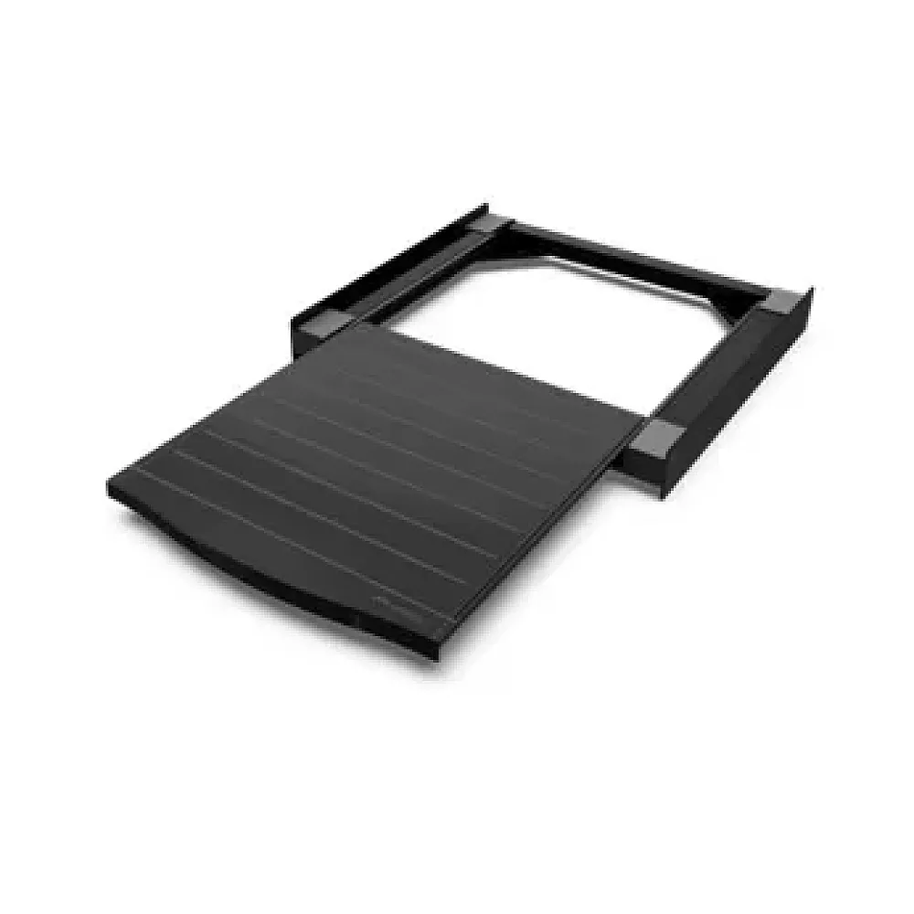 Kit suprapunere universal pentru masini de spalat, uscatoare, suport haine retractabil, negru, MELICONI [1]