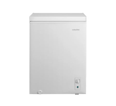 Lazi frigorifice - Lada frigorifica, capacitate 142 L, clasa E, lumina LED, cos, termostat reglabil, Alb, NOBELTEK