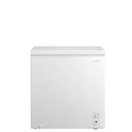 Casa & Gradina - Lada frigorifica, capacitate 198 L, clasa E, lumina LED, cos, termostat reglabil, functie racire/congelare, Alb, NOBELTEK