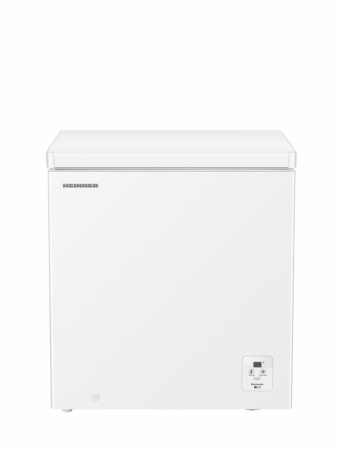 Lazi frigorifice - Lada frigorifica, capacitate 198 L, LED, motor inverter, protectie frig (-15*), Alb, HEINNER