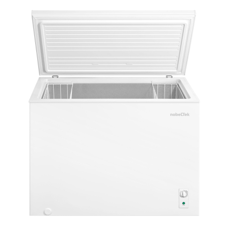 Lada frigorifica, capacitate 293 L, clasa E, lumina LED, cos, termostat reglabil, Alb, NOBELTEK [1]