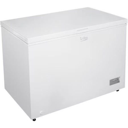 Lada frigorifica, capacitate 308 L, clasa E, raft interior metalic, lumina LED, Alb, BEKO [2]