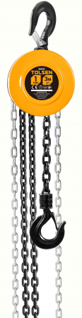 Scule si Unelte - Macara, palan cu lant, 5 Tone, lant 3m, Tolsen 62414