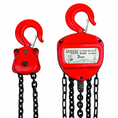 Scule si Unelte - Scripete, macara manuala 3t х 3m RAIDER RD-CB03