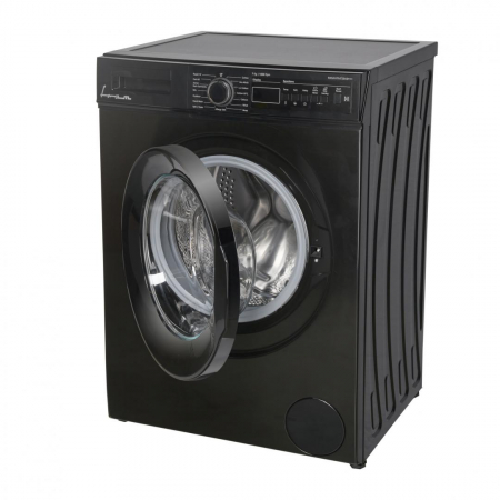 Masina de spalat rufe, 1400 Rpm, 15 programe, clasa D, capacitate 7 kg, negru lucios, FRAM [1]