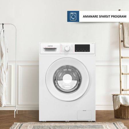 Masina de spalat rufe automata, capacitate 10 kg, clasa A, 16 programe, display LED, 1400 rpm, motor inverter, ALBATROS [13]