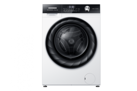 Masini automate de spalat rufe - Masina de spalat rufe, automata, clasa A, motor inverter, capacitate 9 kg, 1400 Rpm, display touch, New Generation, Alb, HEINNER