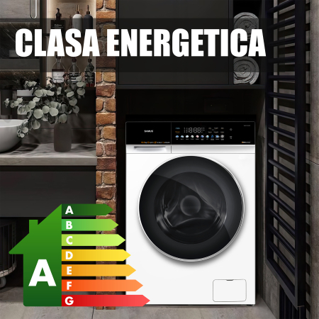 Masina de spalat rufe, automata, motor inverter, capacitate 10 kg, 1200 Rpm, 10 programe, display color, clasa A, SAMUS [5]