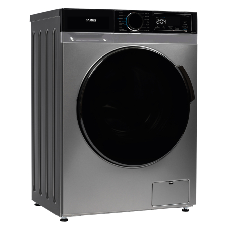 Masina de spalat rufe, automata, motor inverter, capacitate 10 kg, 1350 Rpm, 15 programe, display color, clasa A, Gri inchis, SAMUS [1]