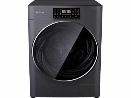 Masina de spalat rufe, capacitate 10 kg, motor inverter BLDC, display Touch, 1400 RPM, clasa A, Gri Antracit, TESLA [5]