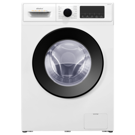 Casa & Gradina - Masina de spalat rufe, capacitate 7 kg, 16 programe, clasa A, 1400 Rpm, motor inverter, display LED, Alb, ALBALUX