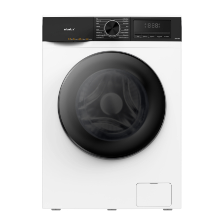 Casa & Gradina - Masina de spalat rufe, capacitate 8 kg, 16 programe, 1400 Rpm, clasa A, spalare cu abur, Alb, ALBALUX