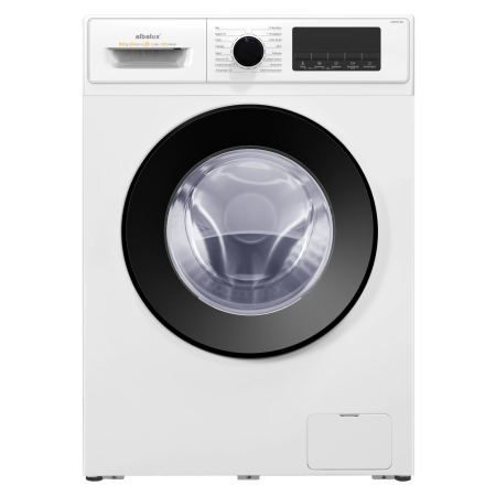 Casa & Gradina - Masina de spalat rufe, capacitate 8 kg, 16 programe, clasa A, 1400 Rpm, motor inverter, display LED, Alb, ALBALUX
