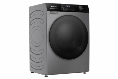 Masina de spalat rufe, capacitate 10 kg, 1400 Rpm, 15 programe, clasa A, panou touch, motor inverter, Argintiu, HEINNER [3]