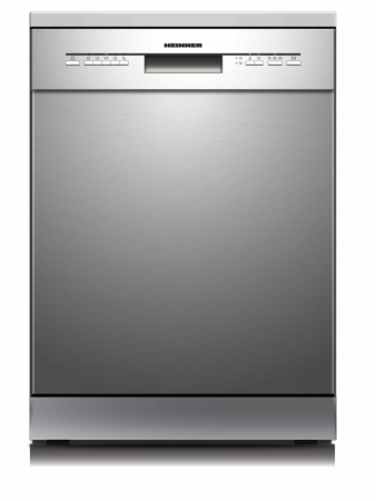 Masini de spalat vase independente - Masina de spalat vase, 14 seturi, 5 programe, 2 cosuri. latime 60 cm, Inox, HEINNER
