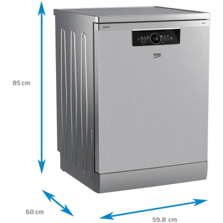 Masina de spalat vase, 16 seturi. 11 programe, motor inverter, Wi-Fi, display, Inox, BEKO [3]