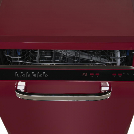 Masina de spalat vase, capacitate 12 seturi, display Led, 6 programe, clasa E, Burgundy, FRAM [3]