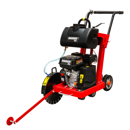 Scule&Unelte Gama Premium - Masina de taiat beton, asfalt, Ø350mm, motor benzina LONCIN, 4 timpi, 6.5 Cp, 4.1 Kw, 196 cm³, RAIDER