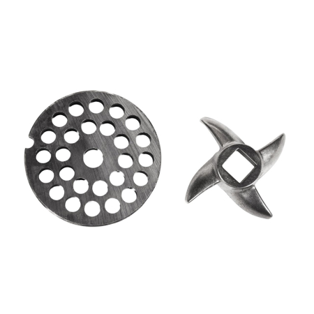 Masina de tocat carne 800W, 150 Kg /Ora, cutit, 2 site, Detoolz [4]