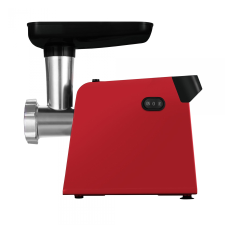 Masina de tocat carne, accesoriu rosii, 3 site, cutit inox, accesoriu carnati, putere 1200W, Rosu, SAMUS [1]