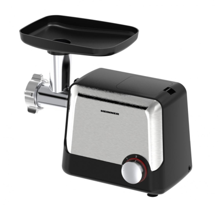 Masina de tocat carne, putere 2100 W, accesoriu pt rosii, carnati, cutit inox, 3 site, functie reverse, HEINNER [1]