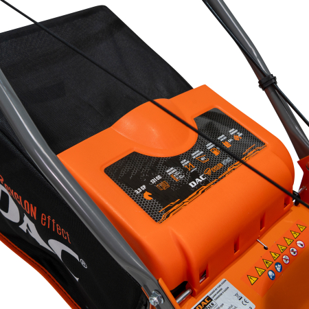 Masina de tuns gazon, benzina, 3.3 Cp, 4 timpi, 131 cc, 25-55 mm, pornire electrica, sac 45L, DAC [5]