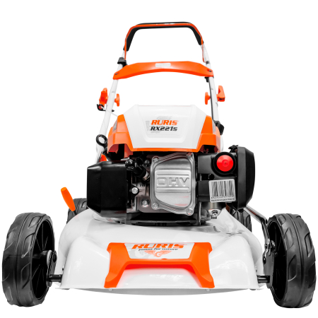 Masina de tuns gazon, benzina, 3.5 Cp, 145 Cc, pornire electrica, cos 45L, 25-75, latime 420mm, RURIS [2]