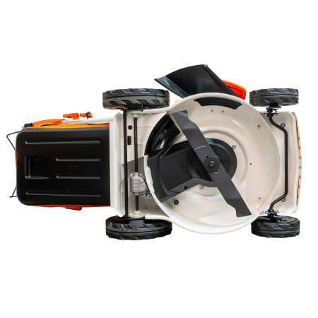 Masina de tuns gazon, benzina, autopropulsata, 3.5 Cp, 4 timpi, 145 cc, 25-75 mm, latime 460mm,  mulcire, sac 55L, RURIS [7]