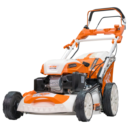 Masina de tuns gazon, benzina, autopropulsata, 3.5 Cp, 4 timpi, 145 cc, 25-75 mm, latime 460mm, pornire electrica, mulcire, sac 65L, RURIS [1]