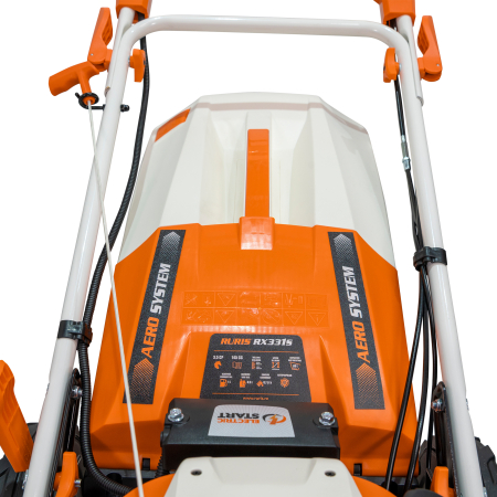 Masina de tuns gazon, benzina, autopropulsata, 3.5 Cp, 4 timpi, 145 cc, 25-75 mm, latime 460mm, pornire electrica, mulcire, sac 65L, RURIS [5]