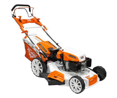 Intretinerea Gazonului - Masina de tuns gazon, benzina, autopropulsata, 5.6 Cp, 4 timpi, 196 cc, mulcire, aprindere electrica, sac 65L, RURIS