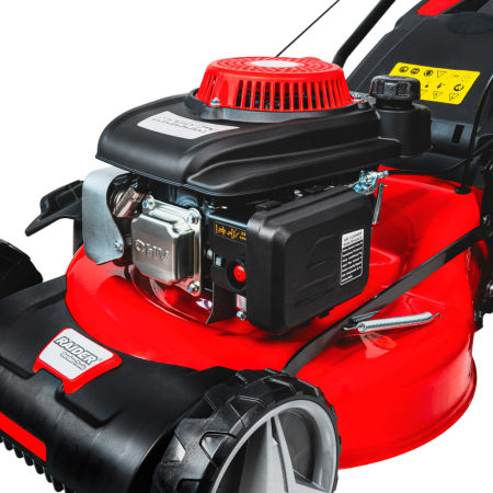 Masina de tuns gazon pe benzina, autopropulsie, motor 4 timpi, 196 Cc, 4.3 Cp, mulcire, 4 in 1, latime 52 cm, cos 65 L, RAIDER [5]