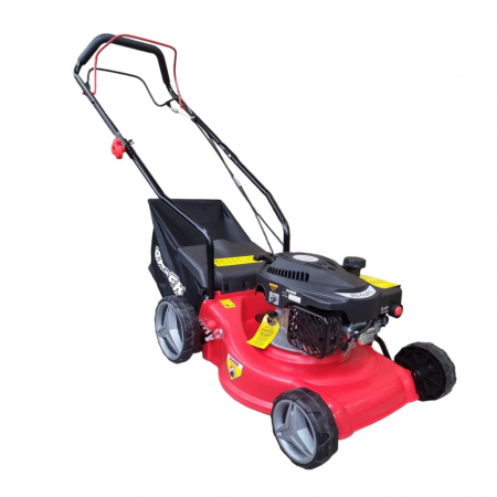 Masini de Tuns Gazonul - Masina de tuns gazon, benzina, 4 timpi, autopropulsata, 1.8kw, 80cm³, cos 40L, latime 400mm, Raider RD-GLM13