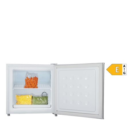 Mini congelator vertical, capacitate 32 L, termostat reglabil, usa reversibila, 1 raft, Alb, VIVAX [6]