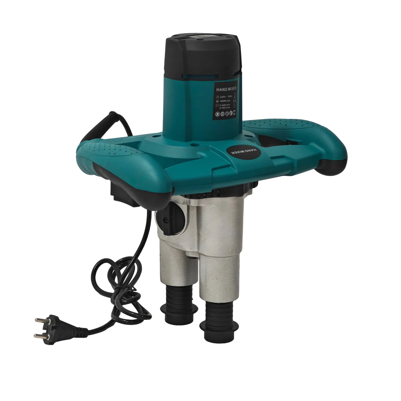 Mixer mortar, electric dublu, Mustang, 1800 W, 2 viteze, 2 palete , 590-700 Rpm, variator de viteza. [5]