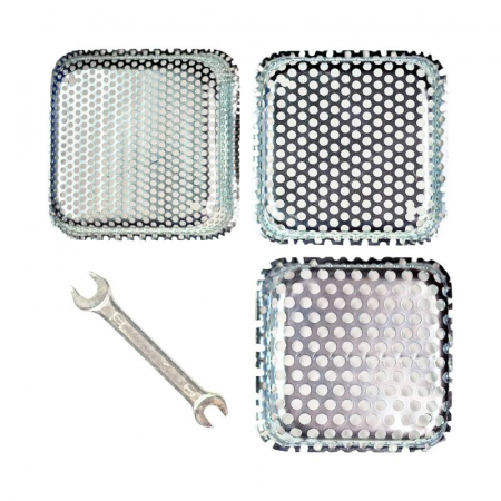 Moara electrica cereale si furaje, 4 site incluse, 220V, 50L, cu picioare, 1.3kw, 1900Rpm, Holz Mill [1]