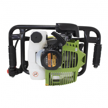 Motoburghiu pe benzina, foreza pentru pamant, Procraft GD 62, 2.5 cp + 3 burghie incluse (150,200,300 mm) [2]