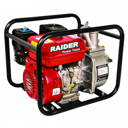 Motopompa pe benzina RAIDER RD-GWP01, 4.1 kw, 4 timpi, 2" toli, 3600 rotatii / minut [0]