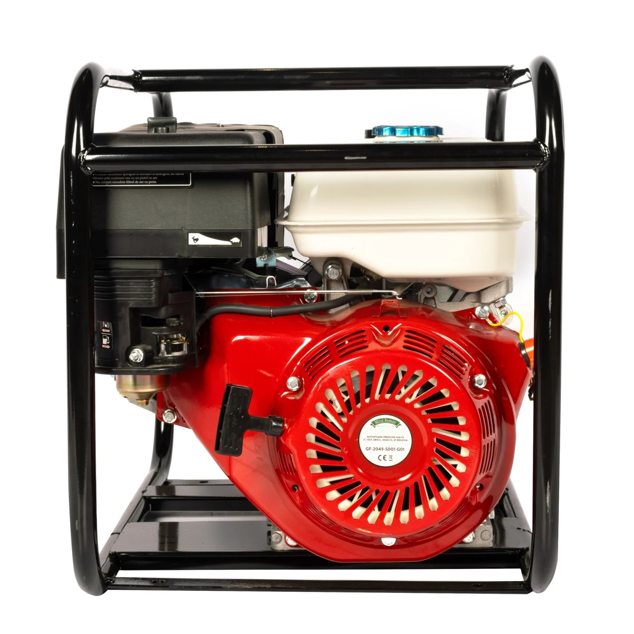 Motopompa presiune inalta, 2.5", 13CP, benzina, 4 timpi, 9.5Kw, aspiratie 7m, 80m refulare, Micul Fermier [3]