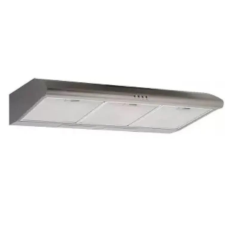 Pachet Aragaz pe gaz, Inox, 5 arzatoare, timer, rotisor, grill, gratare fonta, 90 cm, ventilatie, Hota clasica Inox, 2 motoare, 90 cm, Studio Casa Prato [3]
