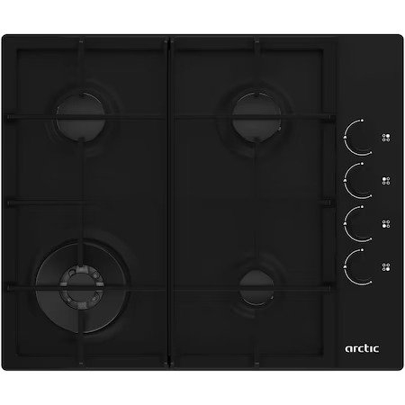 Pachet incorporabil, cuptor electric, clasa A, capacitate 71 L, ventilator, grill, plita sticla, 60 cm, WOK, aprindere electrica, Negru, ARCTIC [2]