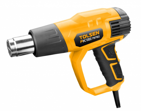 Pistoale Aer Cald - Pistol aer cald, 2000 W, cu ecran digital, Tolsen 79792, FX Force Xpress, Profesional