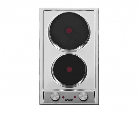 Aragazuri & Plite - Plita incorporabila electrica, 2 arzatoare, INOX, Samus