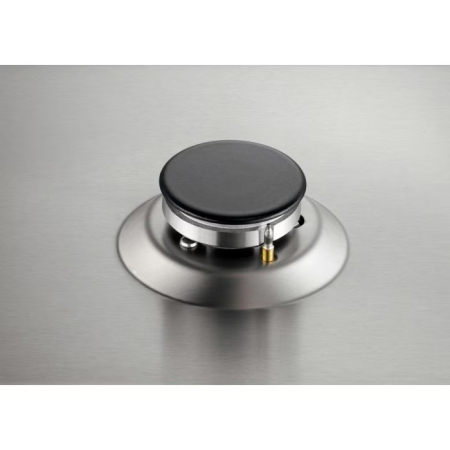 Plită incorporabilă Electrolux EGG3322NVX Domino, Gaz, 2 Arzătoare, 4 kW, Aprindere Electrică, Grătar Fontă, Siguranță Gaz, 29 cm, Inox. [3]
